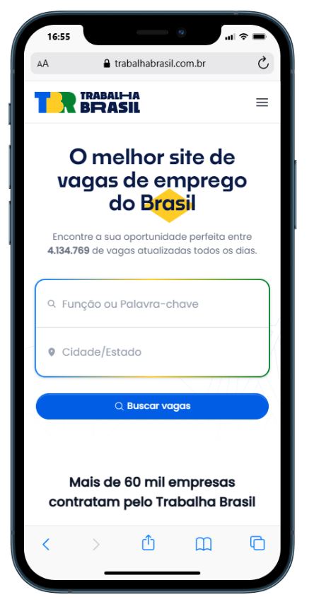 Como procurar vagas por cidade